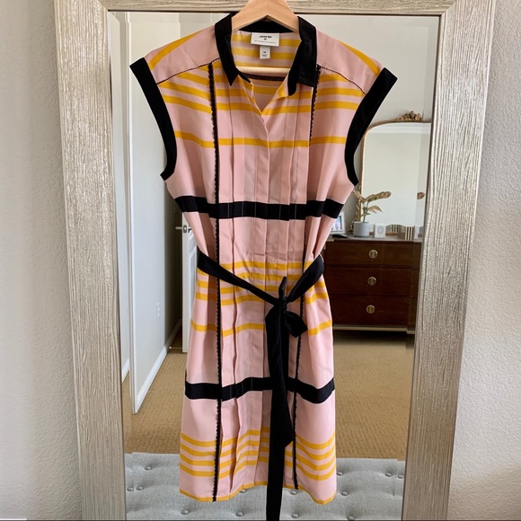 Jason Wu for Target Striped Button Up Shirtdress M - Picture 3 of 12